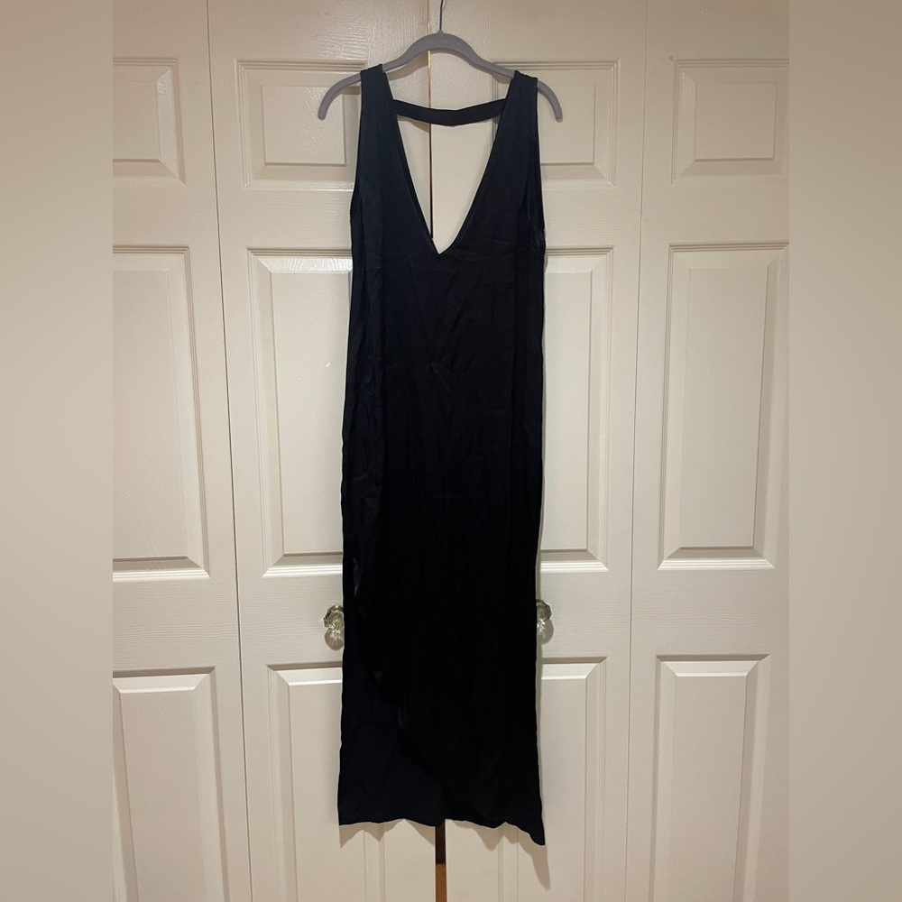 Nasty Gal long silk like dress